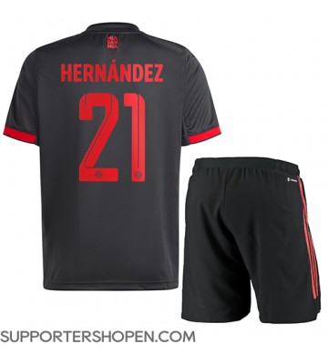 Bayern Munich Lucas Hernandez #21 Tredje tröja Barn 2022-23 Kortärmad (+ korta byxor)